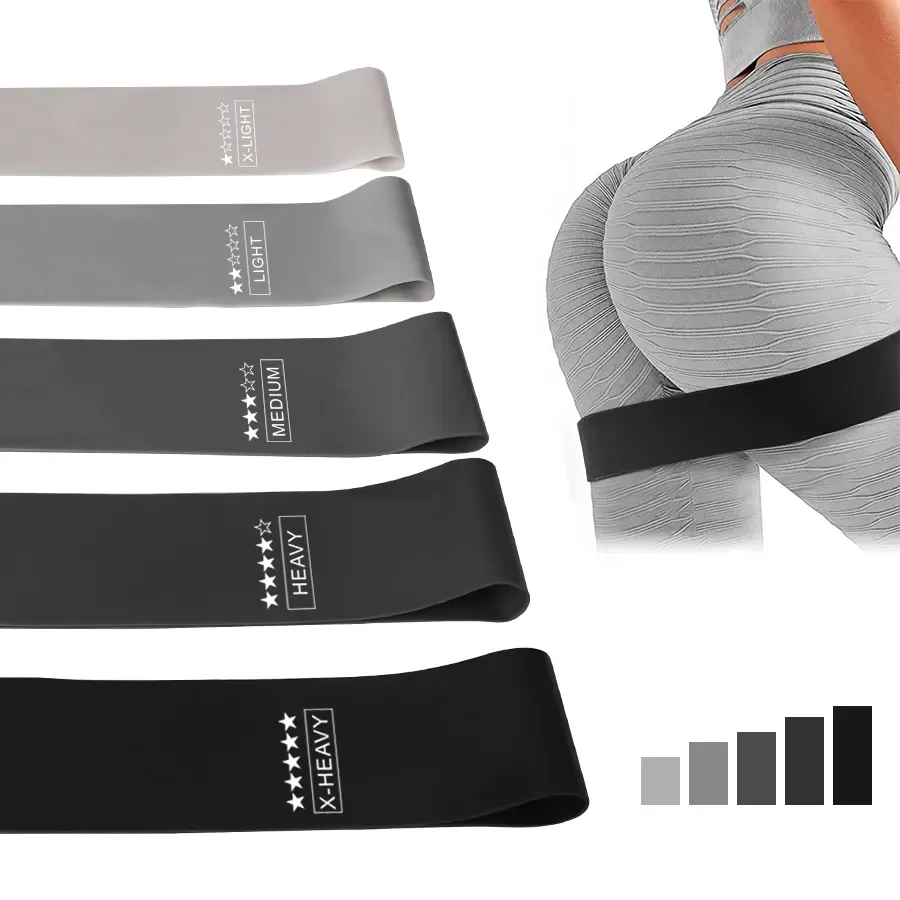 Crossfit Training Gear - 5 Different Levels Resistance Bands Exercise