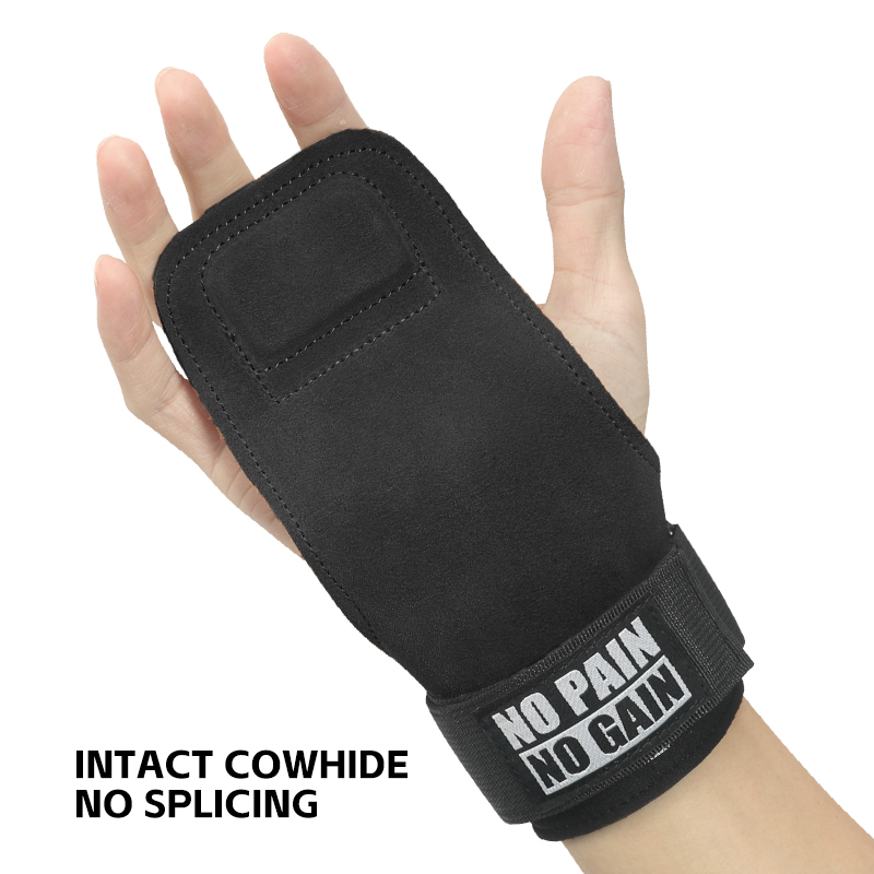 Cowhide Gym Grips Gloves Weigh - Crossfit Training Gear 评论和价格